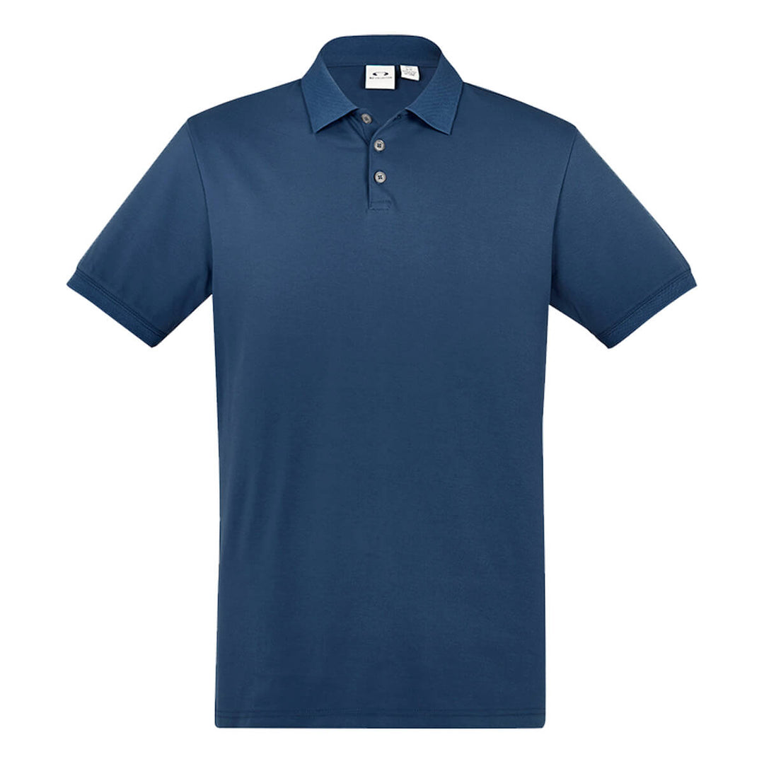 Biz Collection P105MS Mens City Short Sleeve Polo Mineral Blue