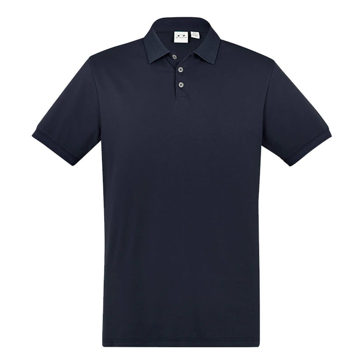 Biz Collection P105MS Mens City Short Sleeve Polo Navy