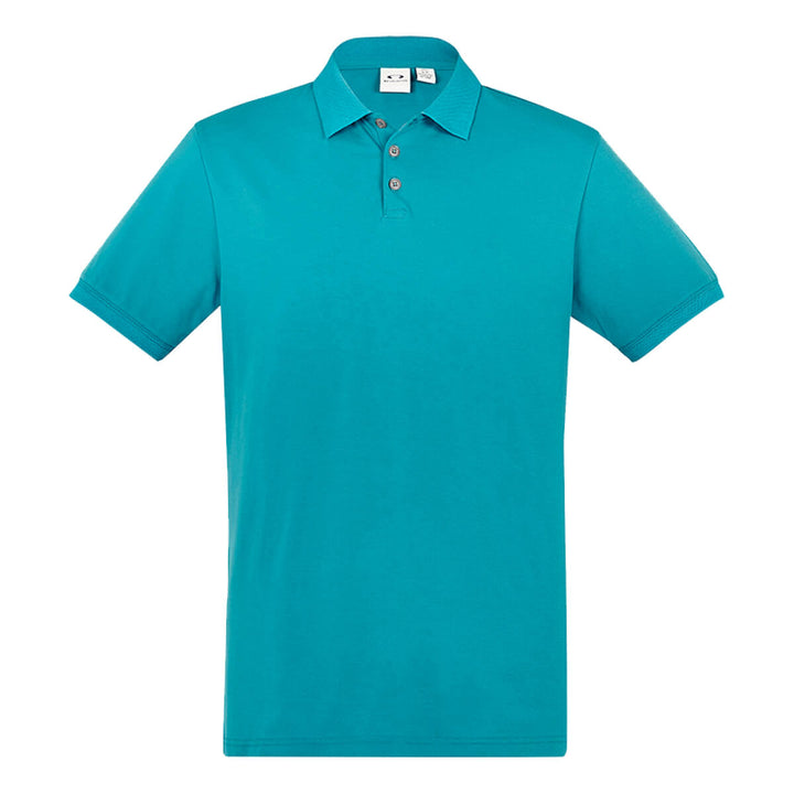 Biz Collection P105MS Mens City Short Sleeve Polo Teal