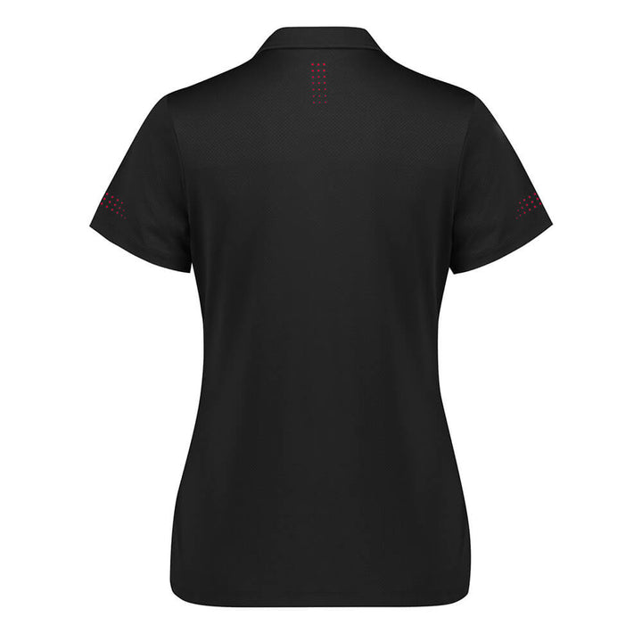 Biz Collection P200LS Womens Balance Short Sleeve Polo - Black/White