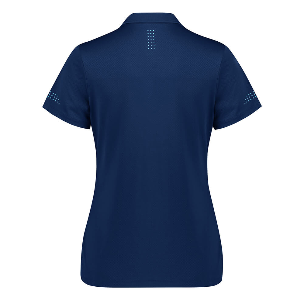 Biz Collection P200LS Womens Balance Short Sleeve Polo - Colour Navy/Sky