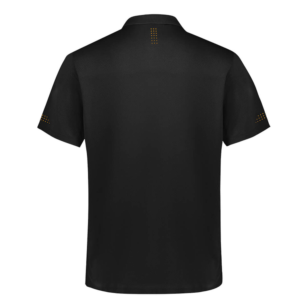 Biz Collection P200MS Mens Balance Short Sleeve Polo Black/Gold
