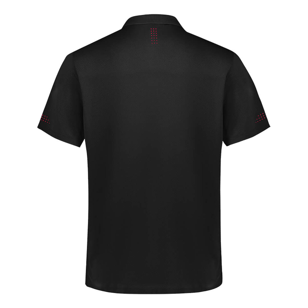 Biz Collection P200MS Mens Balance Short Sleeve Polo Black/Red
