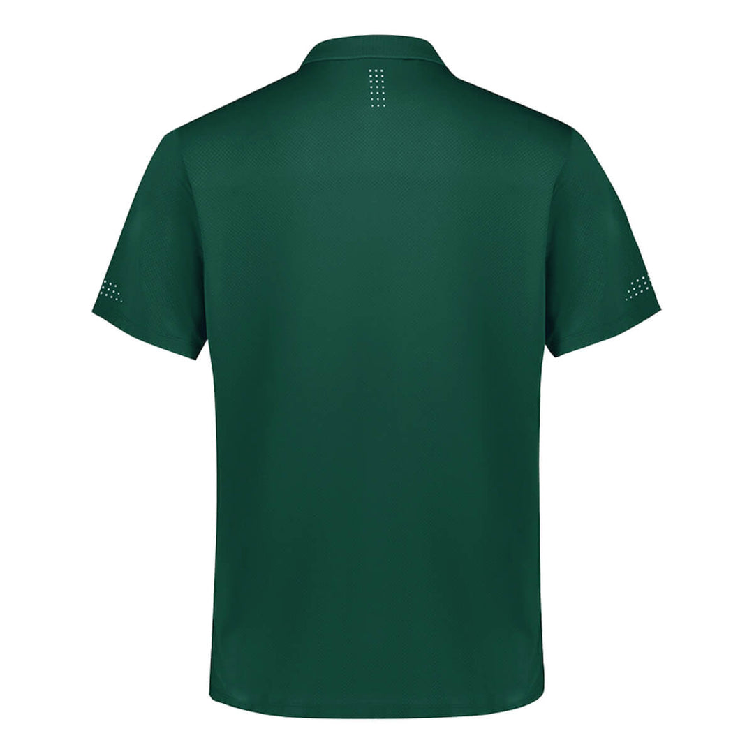Biz Collection P200MS Mens Balance Short Sleeve Polo Forest/White