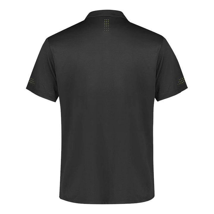 Biz Collection P200MS Mens Balance Short Sleeve Polo Grey/Fluoro Lime