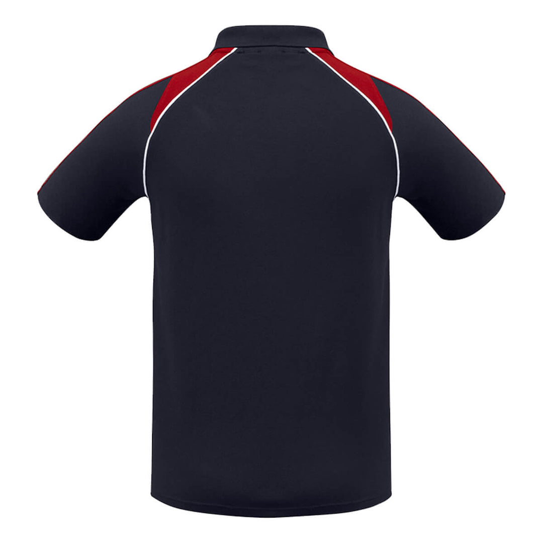Biz Collection P225MS Mens Triton Short Sleeve Polo Navy/Red/White