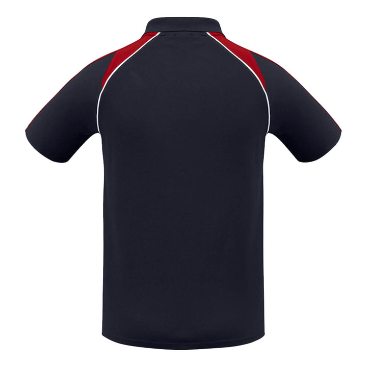 Biz Collection P225MS Mens Triton Short Sleeve Polo Navy/Red/White