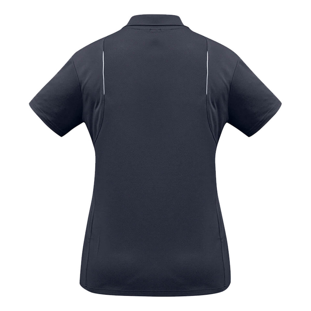 Biz Collection P244LS Womens United Polo Short Sleeve Navy/White