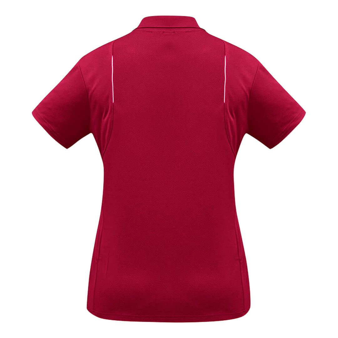 Biz Collection P244LS Womens United Polo Short Sleeve Red/White