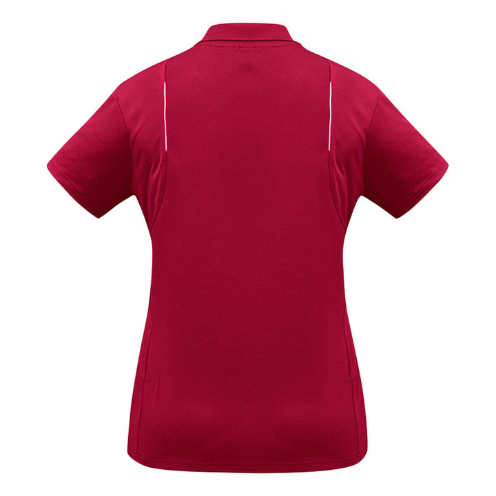 Biz Collection P244LS Womens United Polo Short Sleeve Red/White