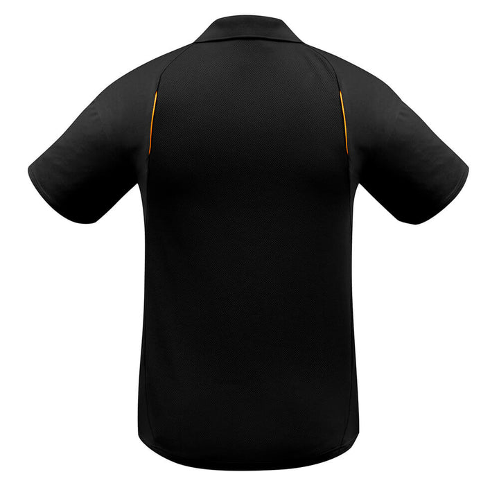 Biz Collection P244MS Mens United Polo Short Sleeve Black/Gold