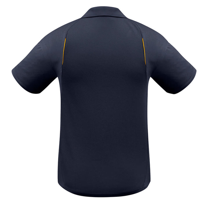 Biz Collection P244MS Mens United Polo Short Sleeve Navy/Gold