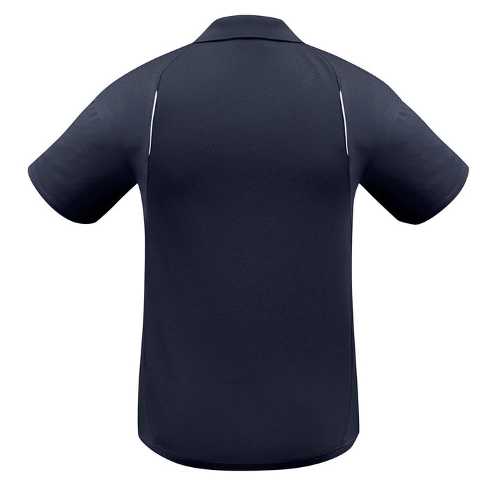 Biz Collection P244MS Mens United Polo Short Sleeve Navy/White