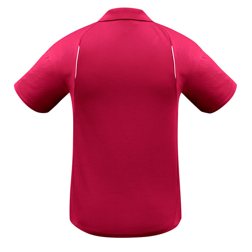 Biz Collection P244MS Mens United Polo Short Sleeve Red/White