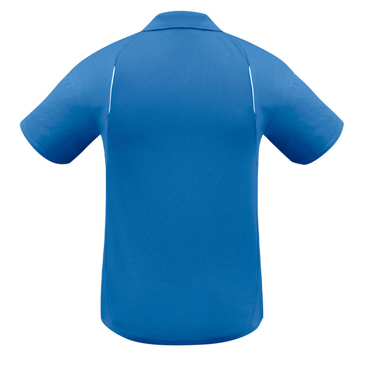 Biz Collection P244MS Mens United Polo Short Sleeve Royal/White