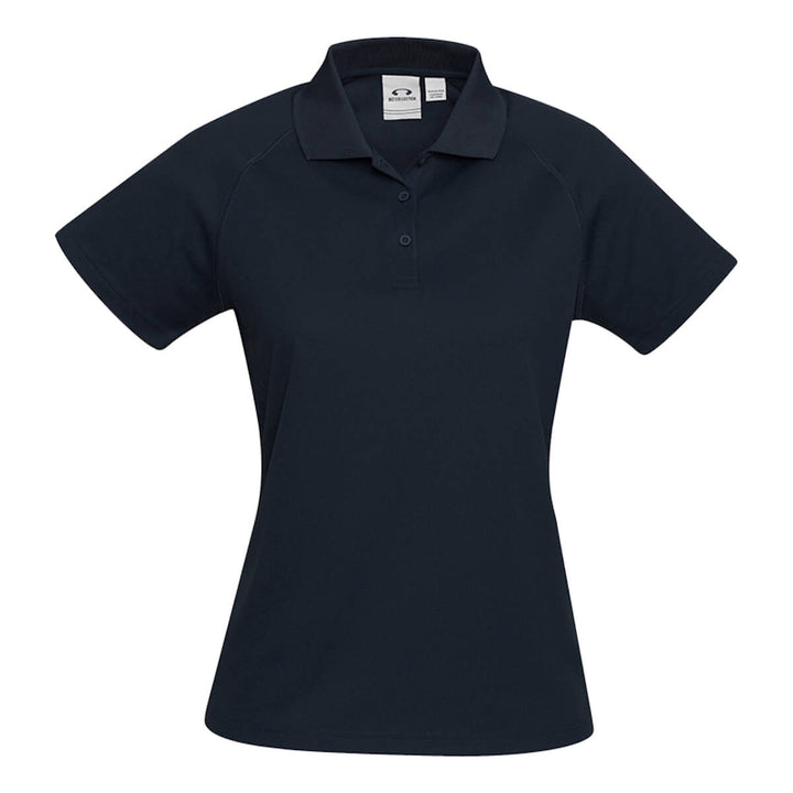Biz Collection P300LS Womens Sprint Short Sleeve Polo Navy