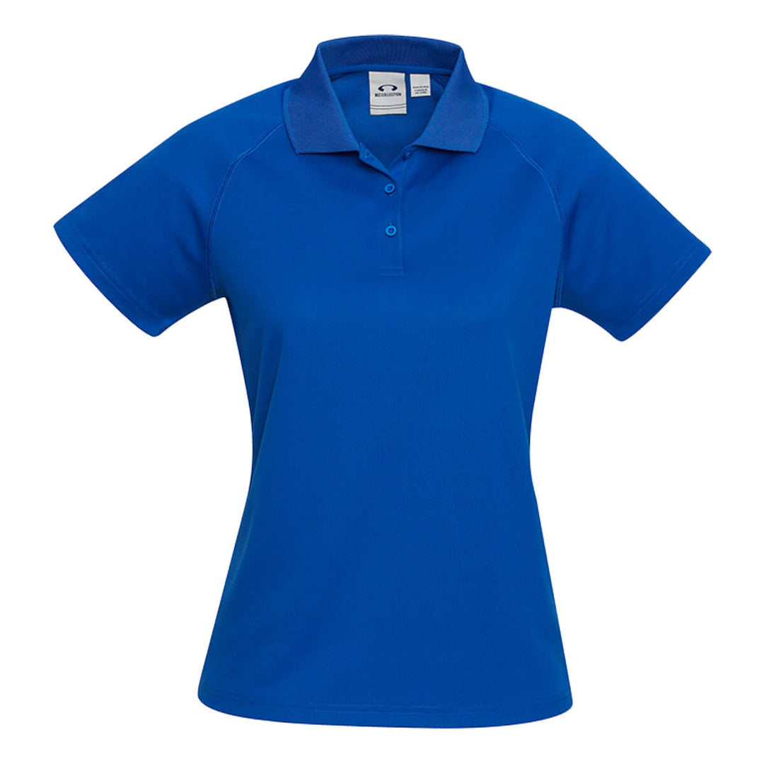 Biz Collection P300LS Womens Sprint Short Sleeve Polo Royal