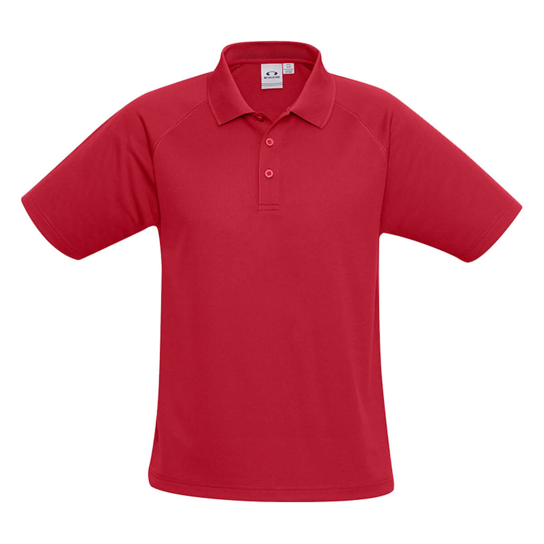 Biz Collection P300MS Mens Sprint Short Sleeve Polo Red
