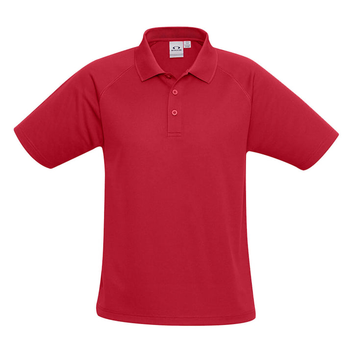 Biz Collection P300MS Mens Sprint Short Sleeve Polo Red