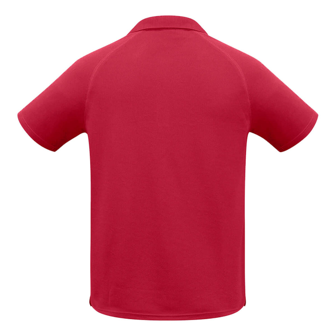 Biz Collection P300MS Mens Sprint Short Sleeve Polo Red