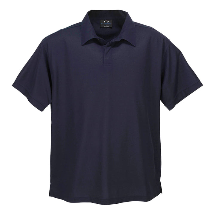 Biz Collection P3300 Mens Micro Waffle Polo Short Sleeve Navy