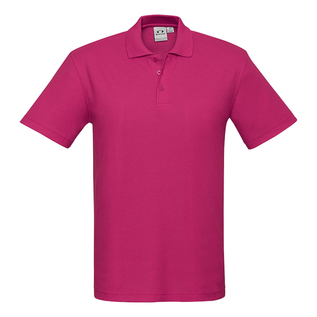 Biz Collection P400KS Kids Crew Short Sleeve Polo Fuchsia