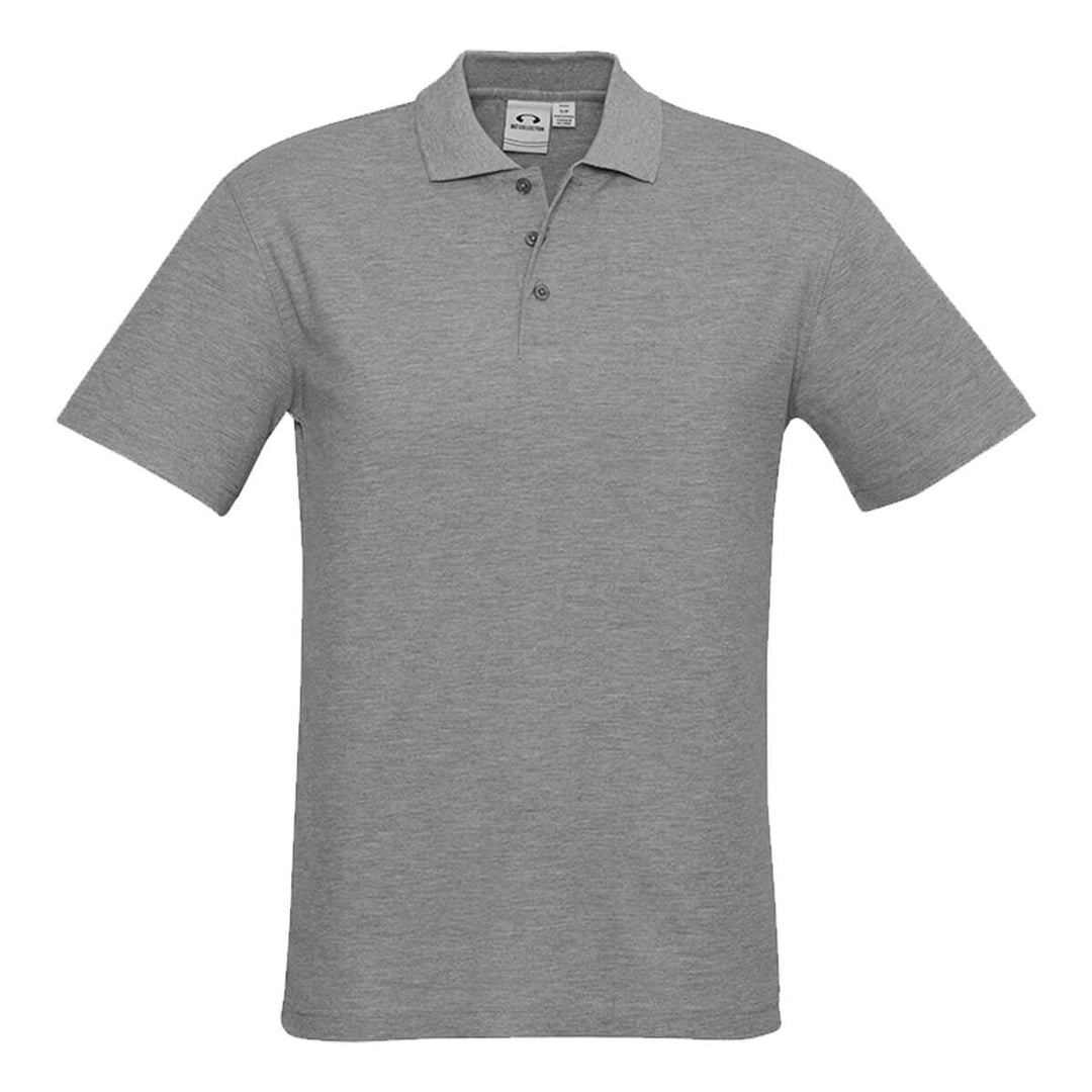 Biz Collection P400KS Kids Crew Short Sleeve Polo Grey Marle