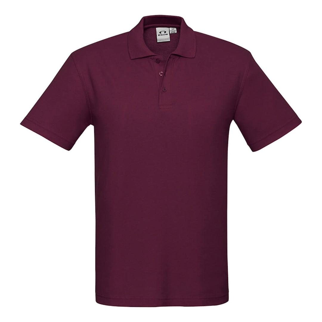 Biz Collection P400KS Kids Crew Short Sleeve Polo Maroon
