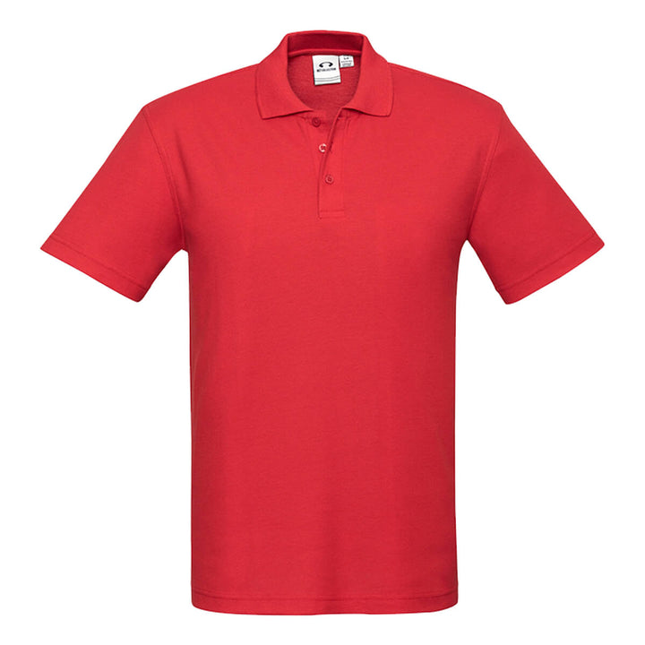 Biz Collection P400KS Kids Crew Short Sleeve Polo Red