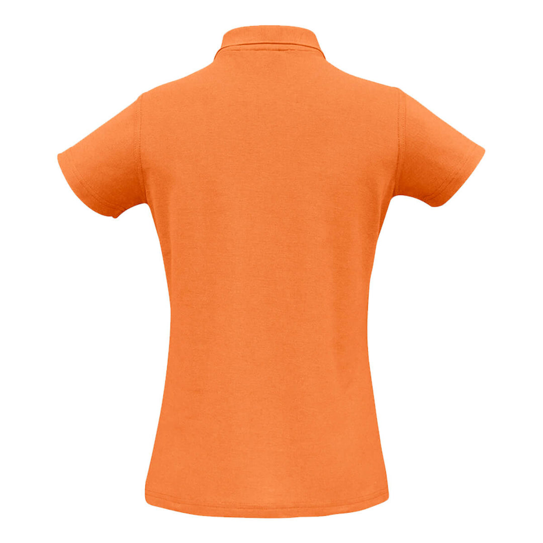 Biz Collection P400LS Womens Crew Short Sleeve Polo Orange