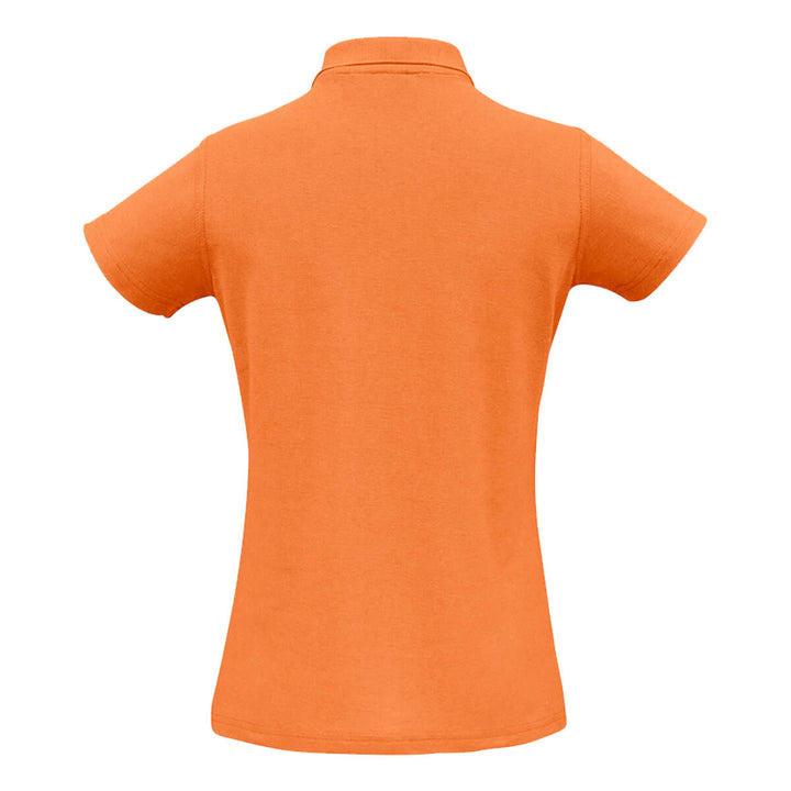 Biz Collection P400LS Womens Crew Short Sleeve Polo Orange