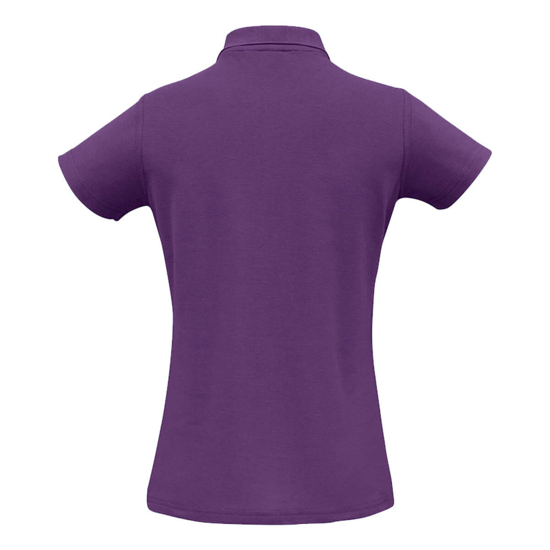 Biz Collection P400LS Womens Crew Short Sleeve Polo Purple