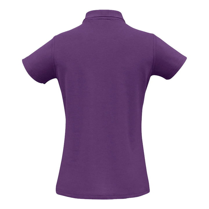 Biz Collection P400LS Womens Crew Short Sleeve Polo Purple