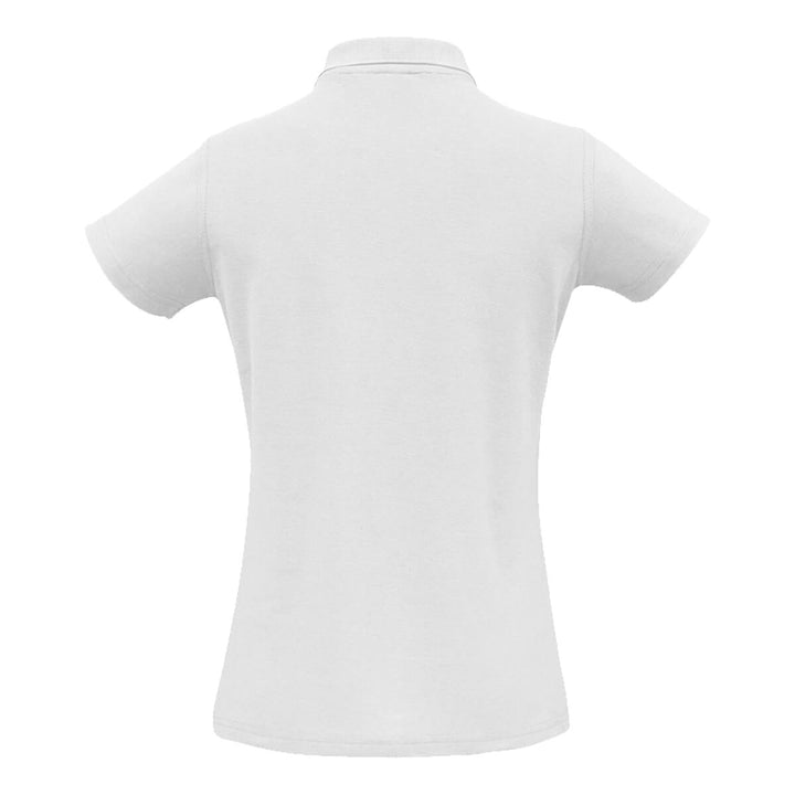 Biz Collection P400LS Womens Crew Short Sleeve Polo White