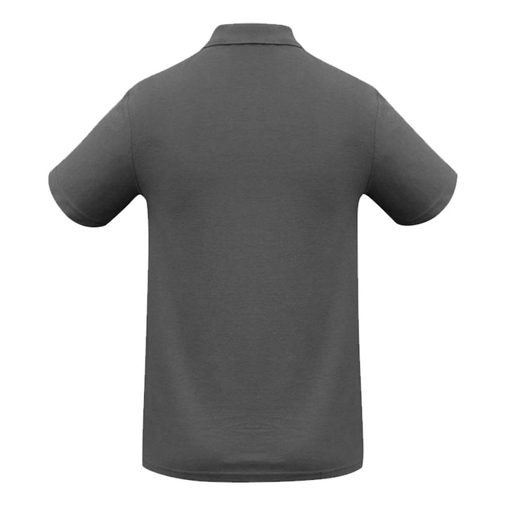 Biz Collection P400MS Mens Crew Short Sleeve Polo Charcoal