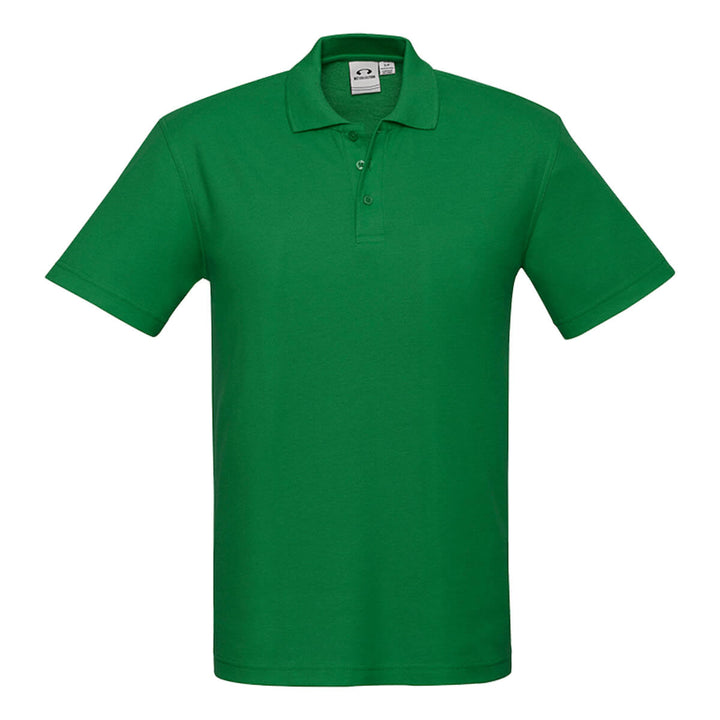Biz Collection P400MS Mens Crew Short Sleeve Polo Kelly Green