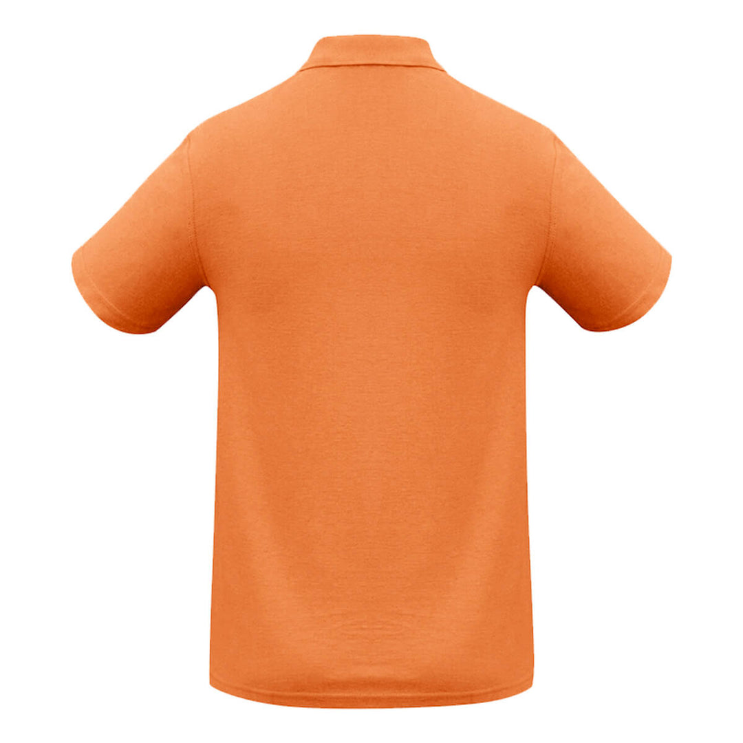 Biz Collection P400MS Mens Crew Short Sleeve Polo Orange