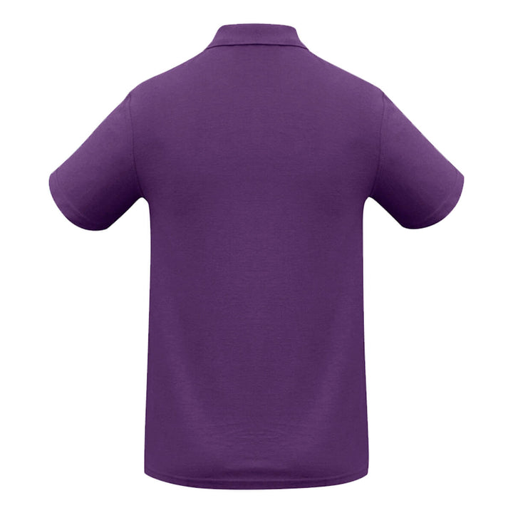 Biz Collection P400MS Mens Crew Short Sleeve Polo Purple