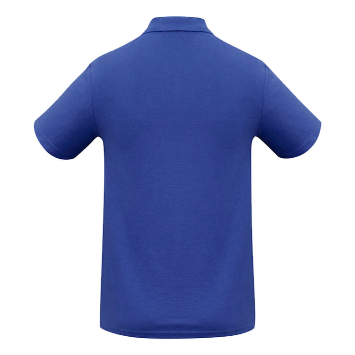 Biz Collection P400MS Mens Crew Short Sleeve Polo Royal
