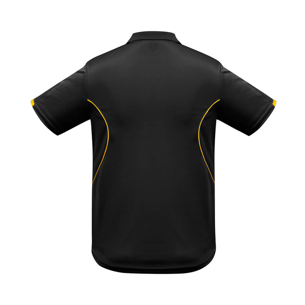 Biz Collection P405KS Kids Razor Short Sleeve Polo Black/Gold