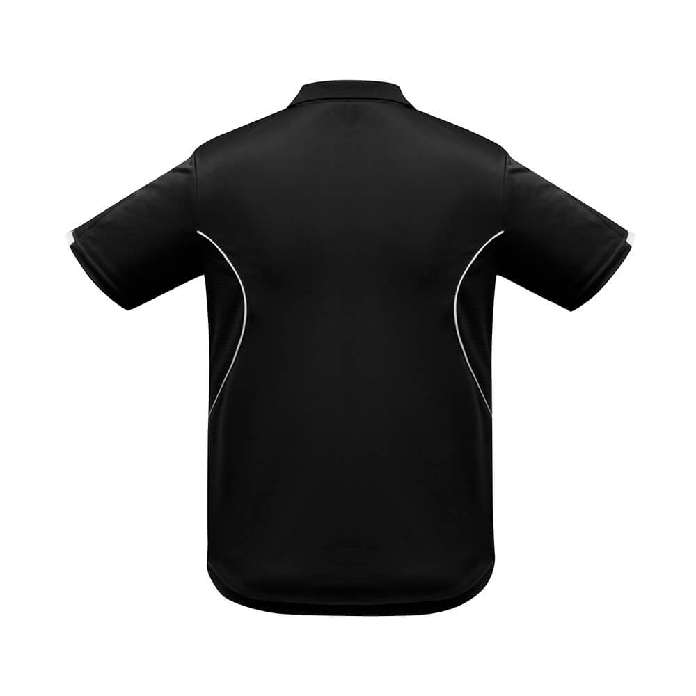 Biz Collection P405KS Kids Razor Short Sleeve Polo Black/White