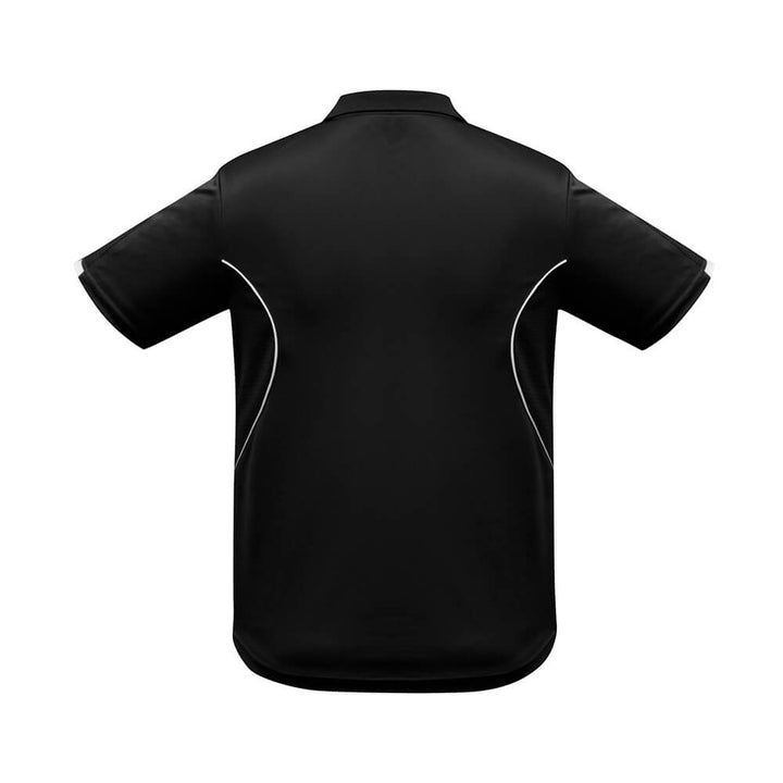 Biz Collection P405KS Kids Razor Short Sleeve Polo Black/White
