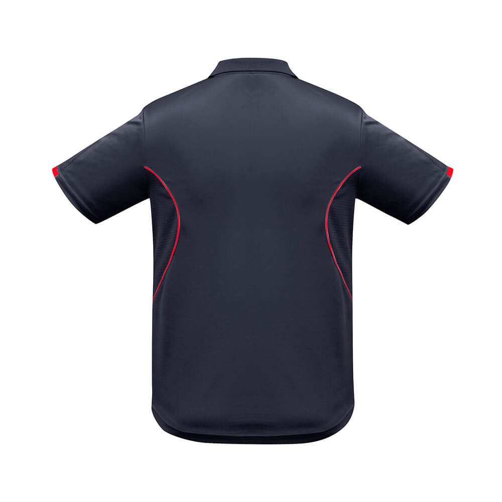 Biz Collection P405KS Kids Razor Short Sleeve Polo Navy/Red