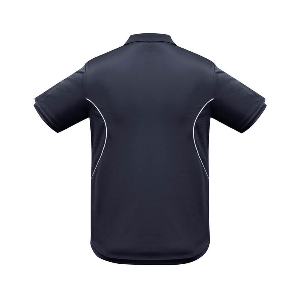 Biz Collection P405KS Kids Razor Short Sleeve Polo Navy/White