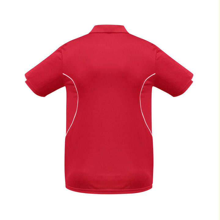 Biz Collection P405KS Kids Razor Short Sleeve Polo Red/White