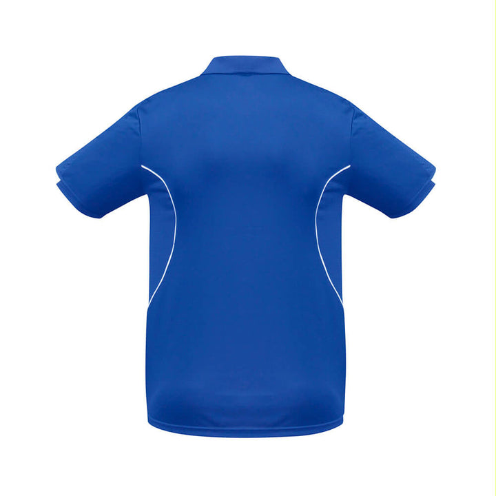 Biz Collection P405KS Kids Razor Short Sleeve Polo Royal/White