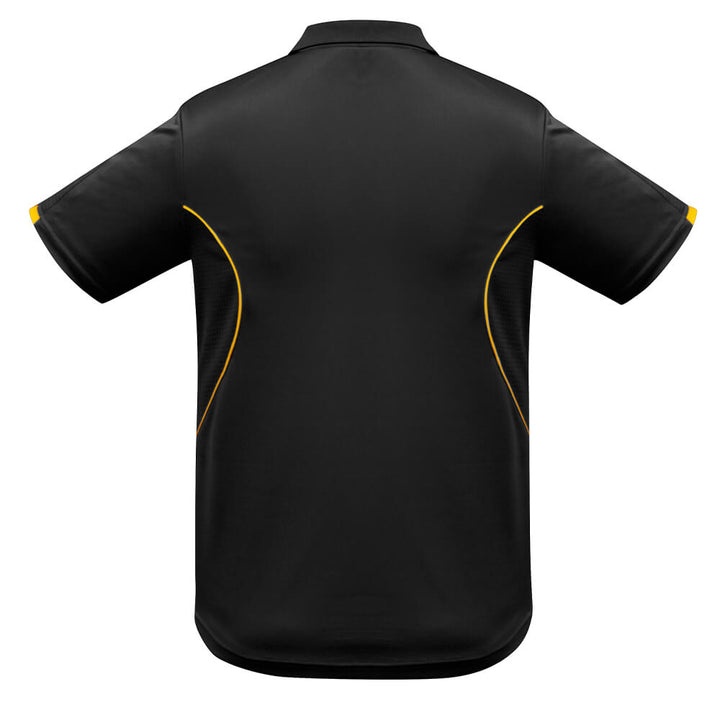 Biz Collection P405MS Mens Razor Polo Black/Gold