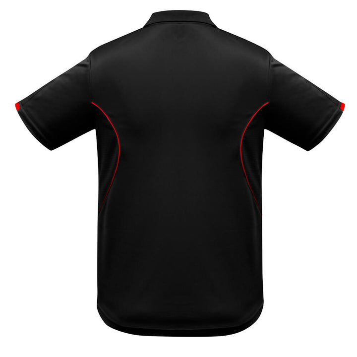 Biz Collection P405MS Mens Razor Polo Black/Red