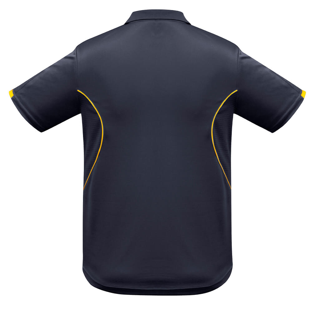 Biz Collection P405MS Mens Razor Polo Navy/Gold