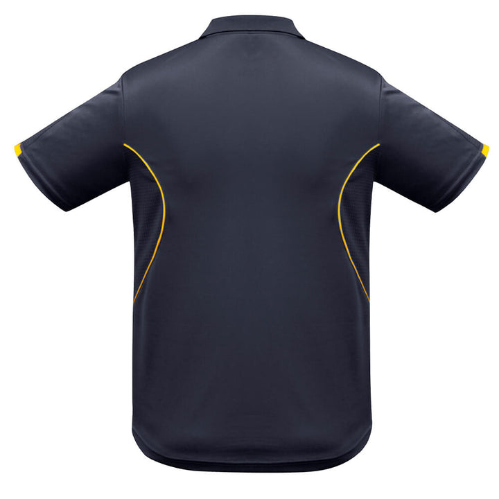 Biz Collection P405MS Mens Razor Polo Navy/Gold